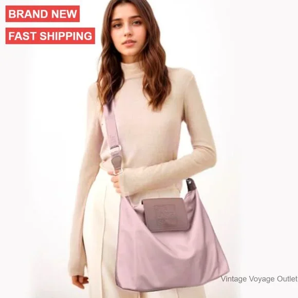 Large Nylon Crossbody Bag for Women, Adjustable Strap, Water-Resistant - Picture 2 of 6